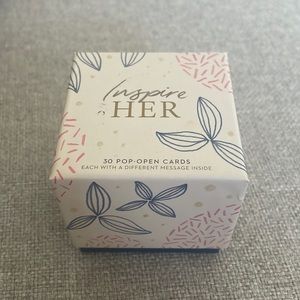 Inspire Her pop up message cards